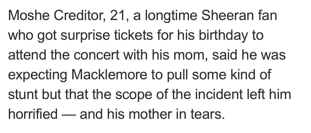 fablerot2's tweet photo. Reading an article about alleged antisemite Macklemore and seeing a quote from a guy named “Moshe Creditor” https://t.co/IG7FXZXvkL