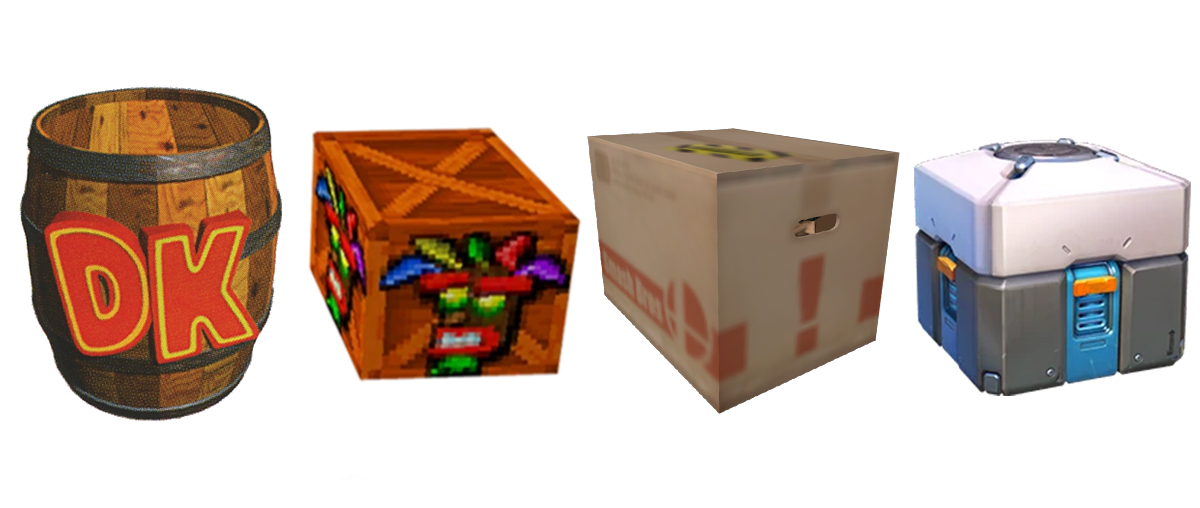 CottrelloVision's tweet photo. this is the big four of video game shipping containers. this is non-negotiable https://t.co/GlvdZMfMfI