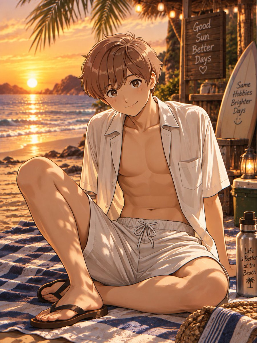 RubySaphAI's tweet photo. 🥽Hirose - Gambare, Nakamura-kun!

Just him, the ocean and a perfect summer day.

#Hirose #GambareNakamura #AIArt #SFW #AnimeArt #FanArt #StableDiffusion #PrettyBoy #FitGuys #Sexy #HotGuys #Handsome #AthleticBody #Speedo #Ocean #Beach #Shirtless #Abs https://t.co/SK4uLSGKv8