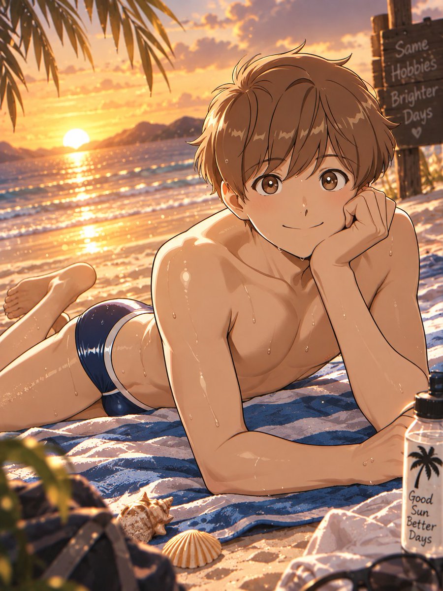 RubySaphAI's tweet photo. 🥽Hirose - Gambare, Nakamura-kun!

Just him, the ocean and a perfect summer day.

#Hirose #GambareNakamura #AIArt #SFW #AnimeArt #FanArt #StableDiffusion #PrettyBoy #FitGuys #Sexy #HotGuys #Handsome #AthleticBody #Speedo #Ocean #Beach #Shirtless #Abs https://t.co/SK4uLSGKv8