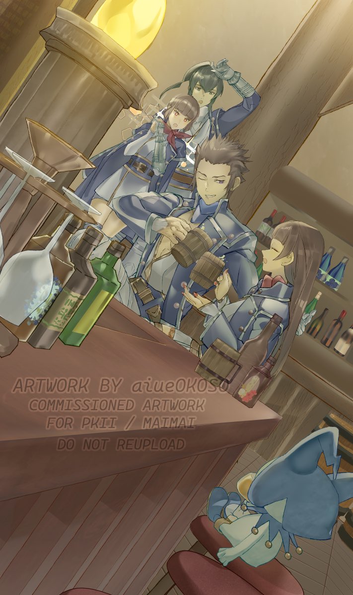 maimailyth's tweet photo. i commissioned @aiueOKOSO for an artwork of walter and my character, maisie ✨
i kept the brief simple and i was surprised with isabeau and flynn walking in on their time together hehe.
thank you so much for taking my commission! ill treasure this forever 🩷 https://t.co/LJ44zXjsmw