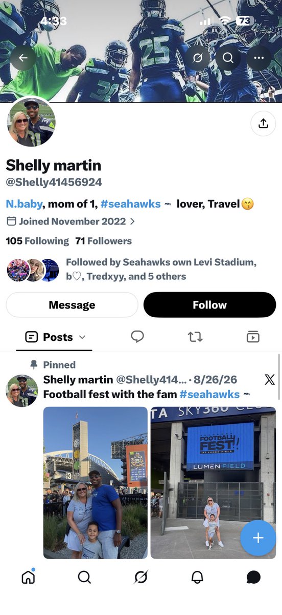 GoHawks_RayRay's tweet photo. ⚠️ PSA for my fellow #12s Do NOT buy tickets from Shelly41456924 they’re impersonating a account and trying to scamming people. I’ve been in direct contact with the real account holder. Please report/block and spread the word before someone loses money. 🚨💙💚 https://t.co/Wzn5gKrFo4