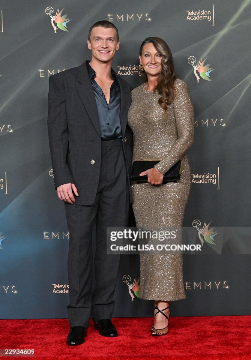 connorstupdates's tweet photo. Connor Storrie and his mother, Linda Storrie, at the Emmy Awards! https://t.co/xbCXkjotWj
