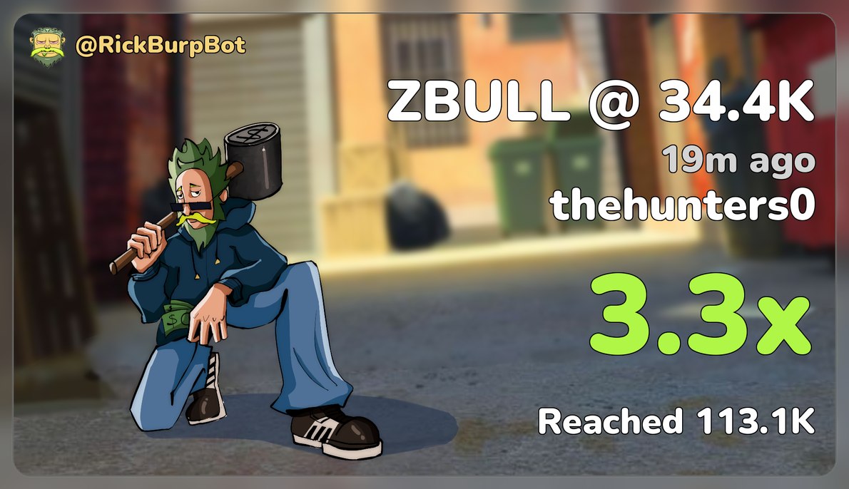 dehunter0's tweet photo. ๐ฅ 3.3x pump on $ZBULL
CA>>
GfqpMW4WyARXbFcC9Z6LguuF9fNdDnVbT2K9Risvpump
#Crypto #Robinhood #solana #Memecoin
#zbull https://t.co/16Q2BeubUp