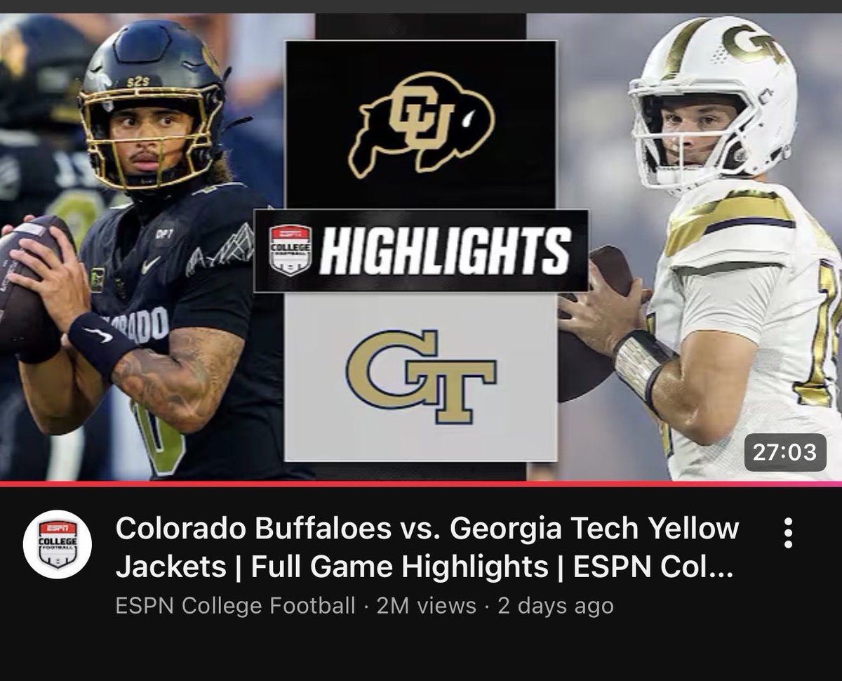 dev0ndeez's tweet photo. @PUSH_21 @monarch_umbra @gucceCU “Nobody is checking for Colorado “ 🤣🤣 2million views in 2 days btw .. and 1st game of the season https://t.co/Hh5vAfB6VK