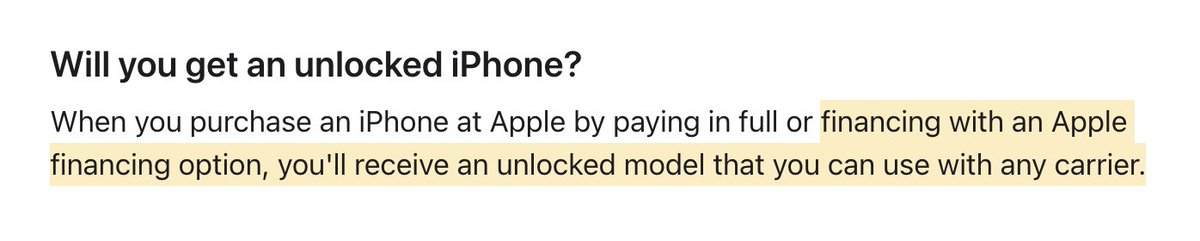 stetsondoggett's tweet photo. It turns out of you purchase with Apple Card Financing, ALL of these come unlocked out of the box! 

Video soon :) https://t.co/UnzYhYUsjo