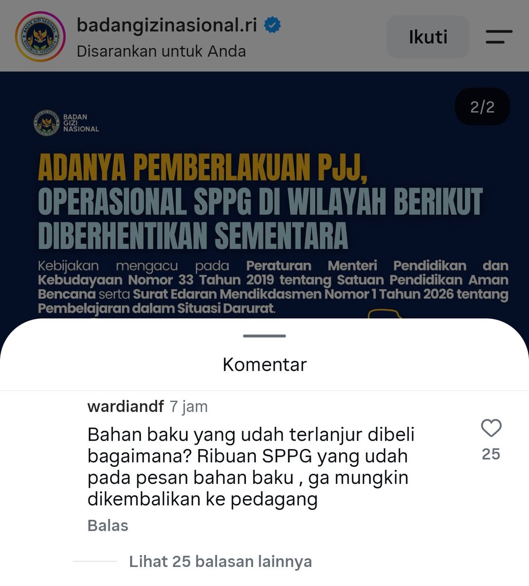 menuembegejelek's tweet photo. Memang keserakahan dan kemaruknya orang-orang di kubangan lumpur (SPPG) ini udah gak bisa diukur pake ukuran manusia normal.

Bayangken, Anak Krakatau lagi erupsi hebat tapi masih aja koar-koar dampak kerugian penutupan operasional sementara.

Alias, goblok banget, masa mikir bahan baku yang udah kebeli kudu dikemanain kalo ada bencana aja gak bisaa??? Katanya SPPG bisa jadi dapur umum kebencanaan???
