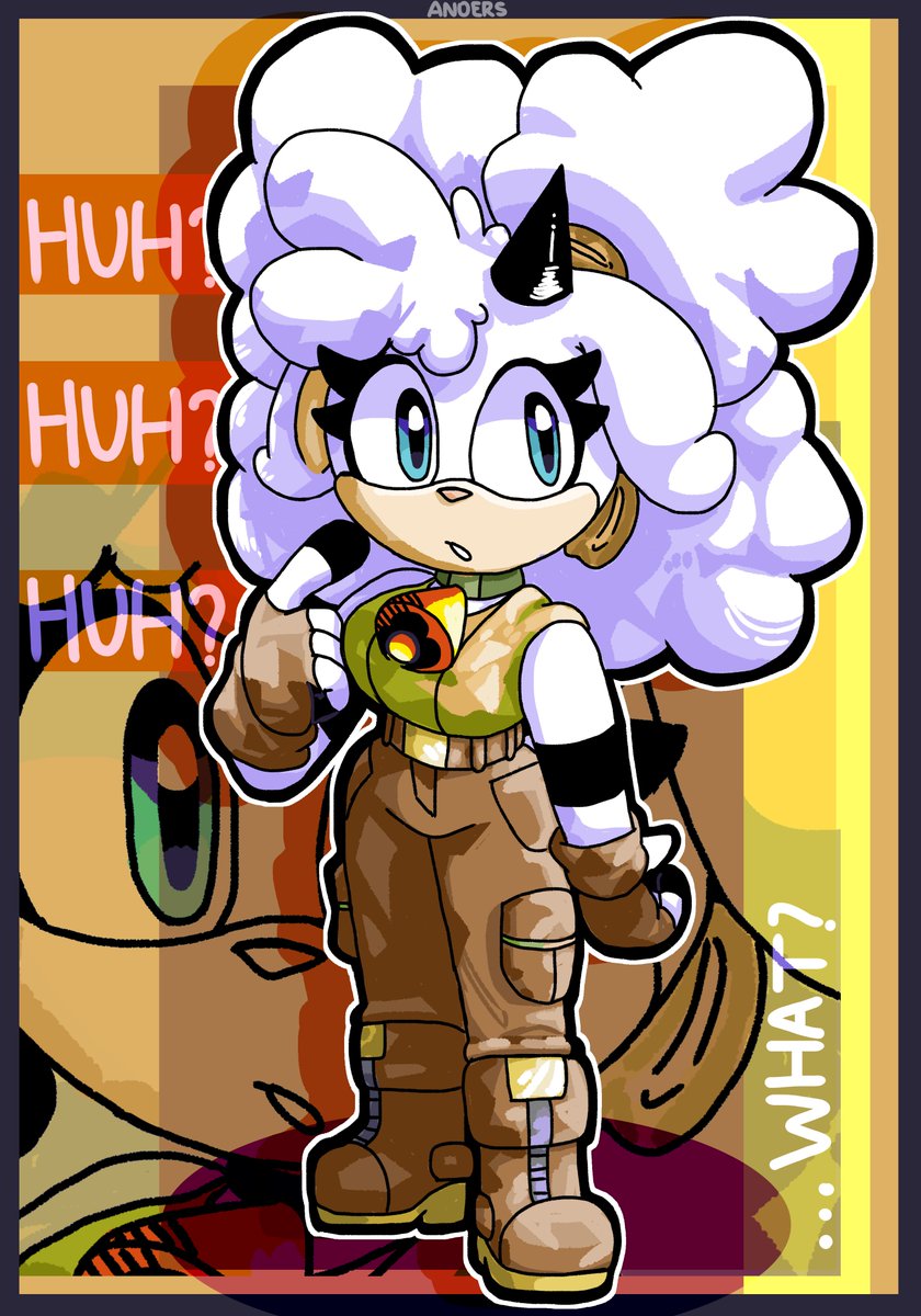 Anoerstheawe's tweet photo. Lanolin with mostly-er accurate proportions
This is the first normal drawing that i did of Lanolin that is close to the official one, and instead of being annoyed, she's confused. 
Oh well, at least she's cute in here and that's enough for me!
#lanolinthesheep #sonicidw #fanart https://t.co/lmXml9RXhA