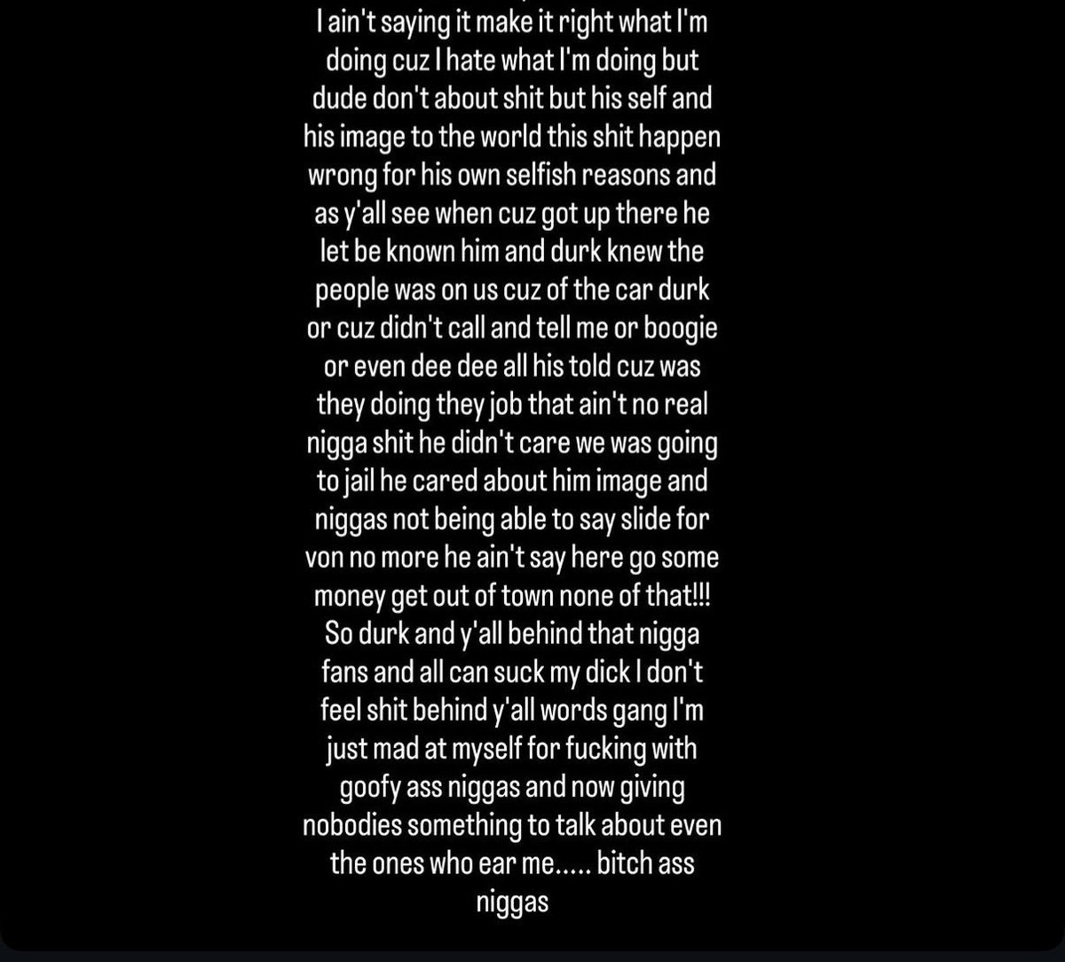 Zinx_nx's tweet photo. Jammy The Bull (OTF Jam) speaks ahead of verdict day, alleging Lil Durk sent him to commit a murder but failed to warn him when police were closing in.

He also questions Durk’s OTF leadership, claiming money put him in that position. Allegations remain unproven. https://t.co/aAPMBHStMe
