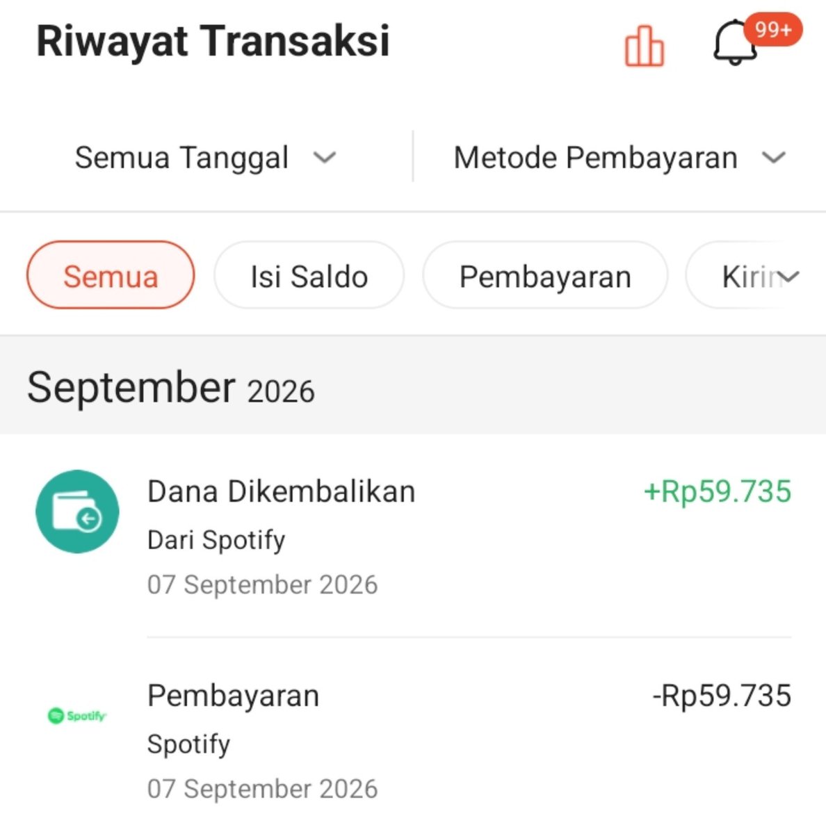 erisaftri's tweet photo. guyss, yang punya langganan spotify premium shopee vip jangan lupa dibatalin
sumpah kaget tiba2 saldo kesedot😭 untung masih bisa refund😭 https://t.co/iJkdJ6pUUT