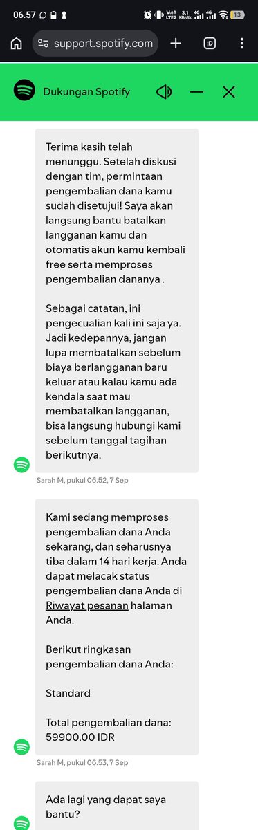 erisaftri's tweet photo. guyss, yang punya langganan spotify premium shopee vip jangan lupa dibatalin
sumpah kaget tiba2 saldo kesedot😭 untung masih bisa refund😭 https://t.co/iJkdJ6pUUT