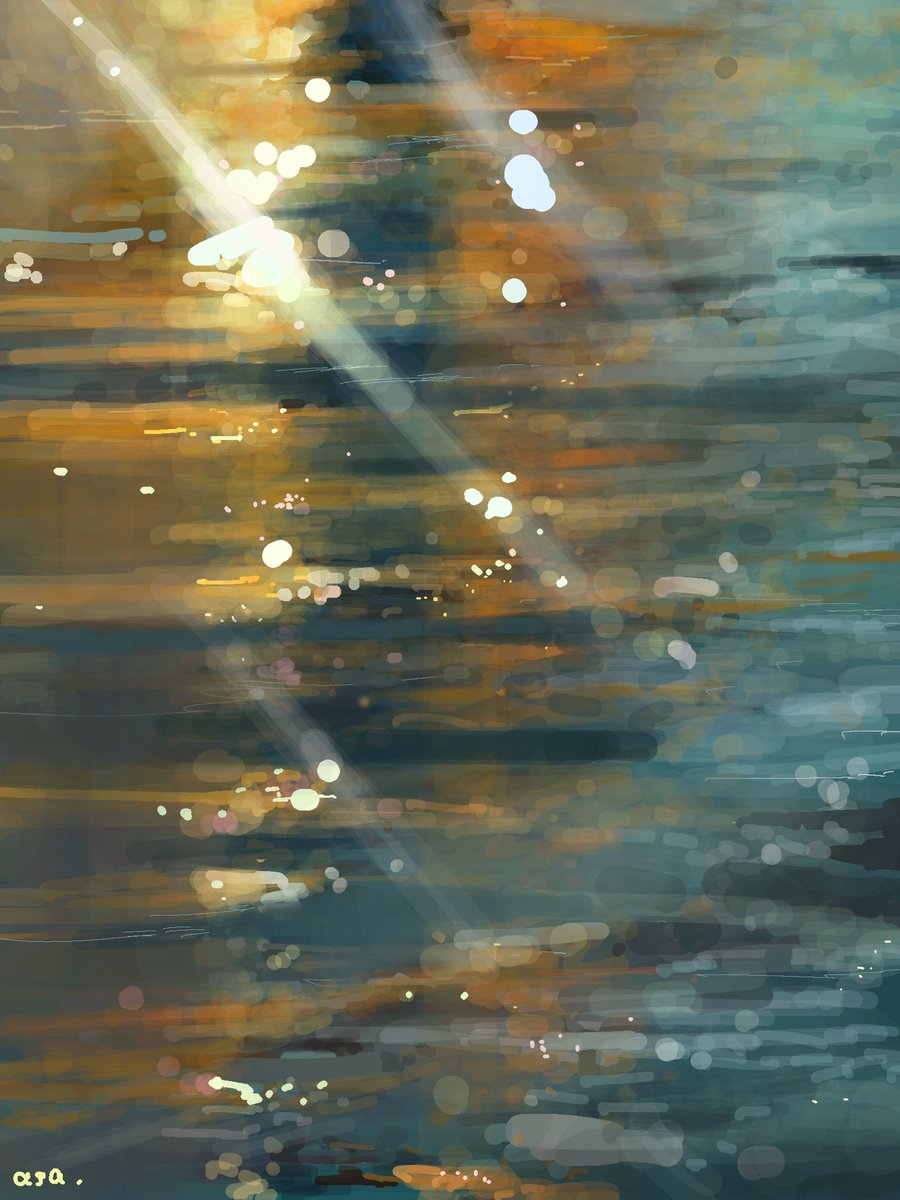 ito_asa_'s tweet photo. 水辺の物語を描いて。 https://t.co/YqdOJW5ZYi