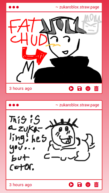 Zuka_ROBLOX's tweet photo. 1. I am not a fat chud, the actual fat chud is right below your art.

2. >=O https://t.co/DKyt9O1Tth