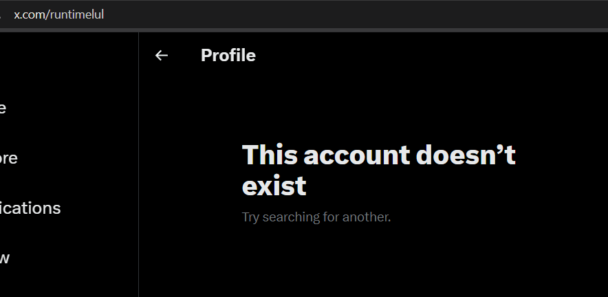 Luke_YTP's tweet photo. @LuaWiz runtimelul officially deleted their account after some backlash https://t.co/hivVbDnUGA