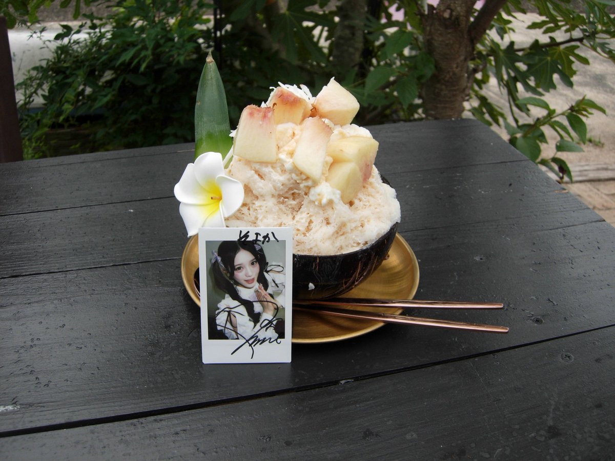 mioluvchannel's tweet photo. #ぴくりぼ飯 9月になって今年初かき氷たべた🍧♩ @mio_pxrb 💜 https://t.co/XboMThcx7T