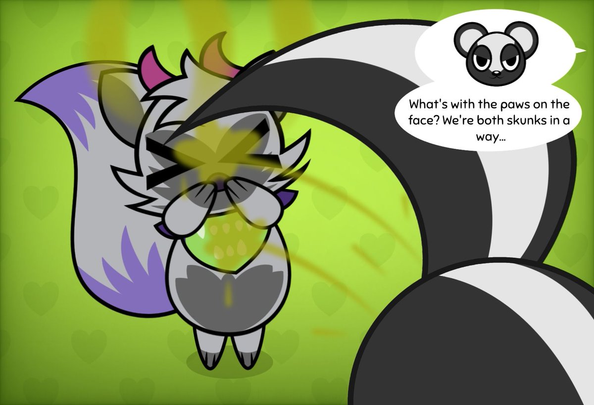 kusaiversalnsfw's tweet photo. CW: Skunk Spray

(REPOST) Comm for @LuNugg. It was a pleasure to do business with you!  #nsfw #furryart #skunkspray #skunk #skunktember https://t.co/W5uvSxihrq