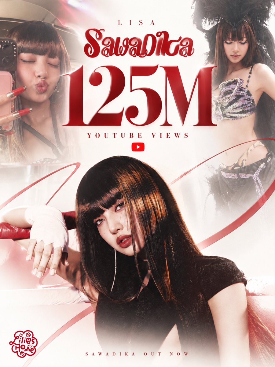 LiliesHome_'s tweet photo. ตอนตี 5 กว่าๆ ของวันที่ 7 กันยายน 2569
ยอดวิวของ SaWaDiKa ได้พุ่งทะลุ 125 ล้านวิวและยังไหลต่อเนื่อง จนปิดจบวันที่ 3 ด้วยยอด 131.8 ล้านวิวค่ะ 👏🏻

Youtube 🔗
https://t.co/jSO9ROs1VU

Streaming 🔗
https://t.co/rOluANyB4O

#SaWaDiKa #LISA 
#LISA_SaWaDiKa 

🥯 https://t.co/Z91sF0FJDF