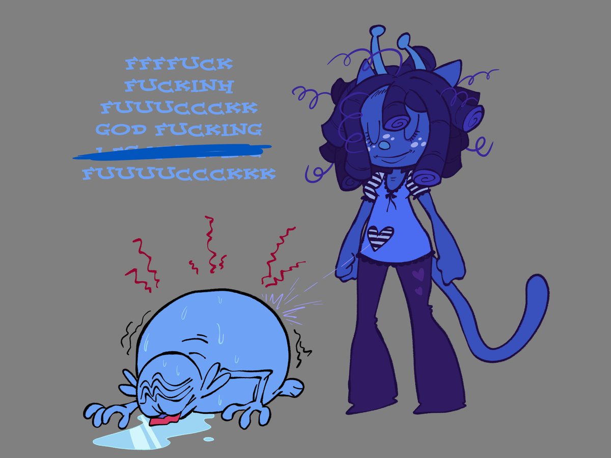 kimivette12's tweet photo. projecting menstrual cramps and everything that comes with it onto Gorgious Klatoo #spacegoofs #stupidinvaders https://t.co/hTR55hriOL