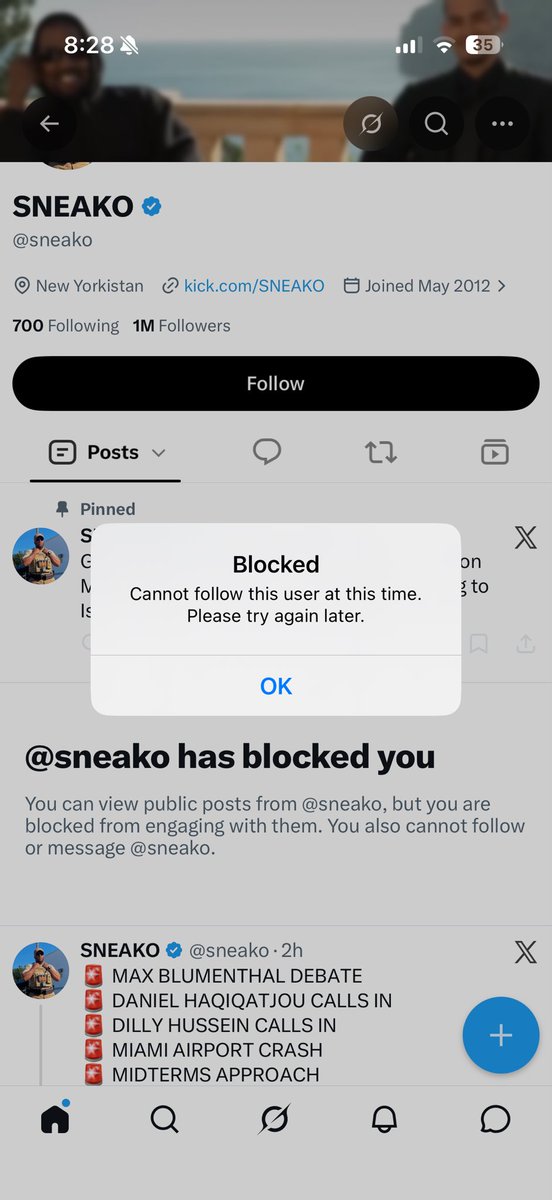 SparkyGroyper's tweet photo. My tiny 200 follower account huh? Fuck sneako https://t.co/fkO5pH1ZQV