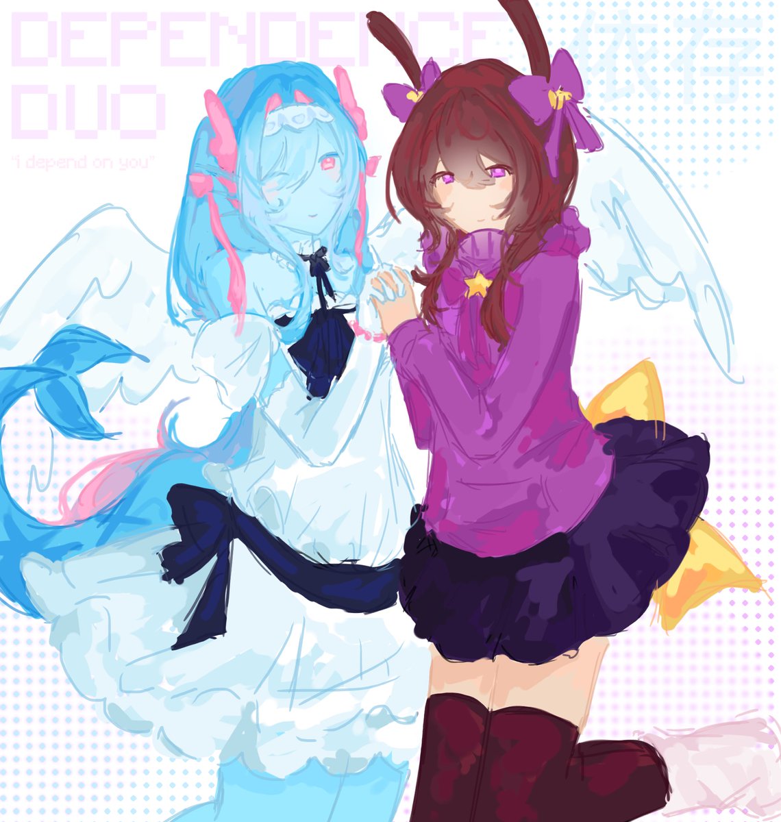 mirrororys's tweet photo. dependence duo !! ^^ yayy, idk what i was doing okay.
#dol9hinfanart #sososhaunfanart #dependenceduo https://t.co/sxG2EIl7Zo