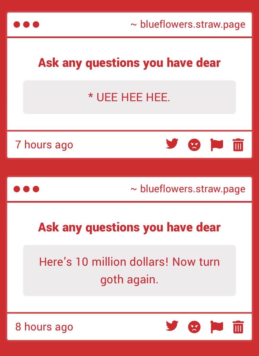 Blue_Deltarune's tweet photo. What an odd laugh, intriguing 

Hot topic only accepts payment in souls https://t.co/e7WjzFQc5H