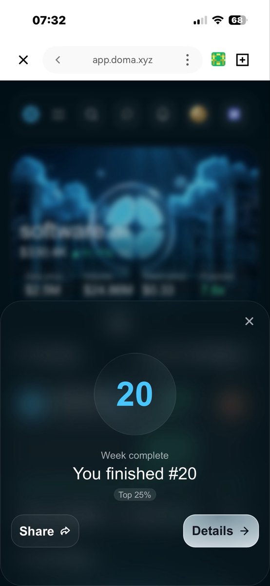 lanqiuzhiwang's tweet photo. Finished week 22 @domaprotocol leaderboard at 20 position, keep grinding hard this week
#domainfi https://t.co/QrOMpRUy9W