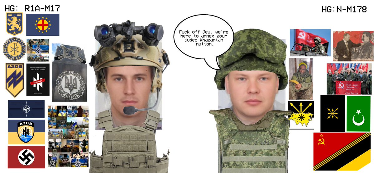 Rhodo_borean's tweet photo. I hate seeing all of the 'No more brother wars' abt Ukraine/russia. They're not our brothers, they're mongoloid mutts https://t.co/thJkNBwjoe
