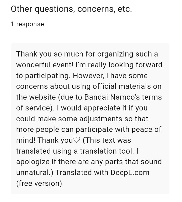 torasouweek's tweet photo. Hello, thank you for voicing your concern! However, the admins are quite unsure of the specifics of your concern. We would appreciate if you could elaborate it so that we can reach a mutual agreement on what to do in the future. (1/2)

#ToraSouWeek #ToraSouWeekQnA https://t.co/K0n1ecze1W