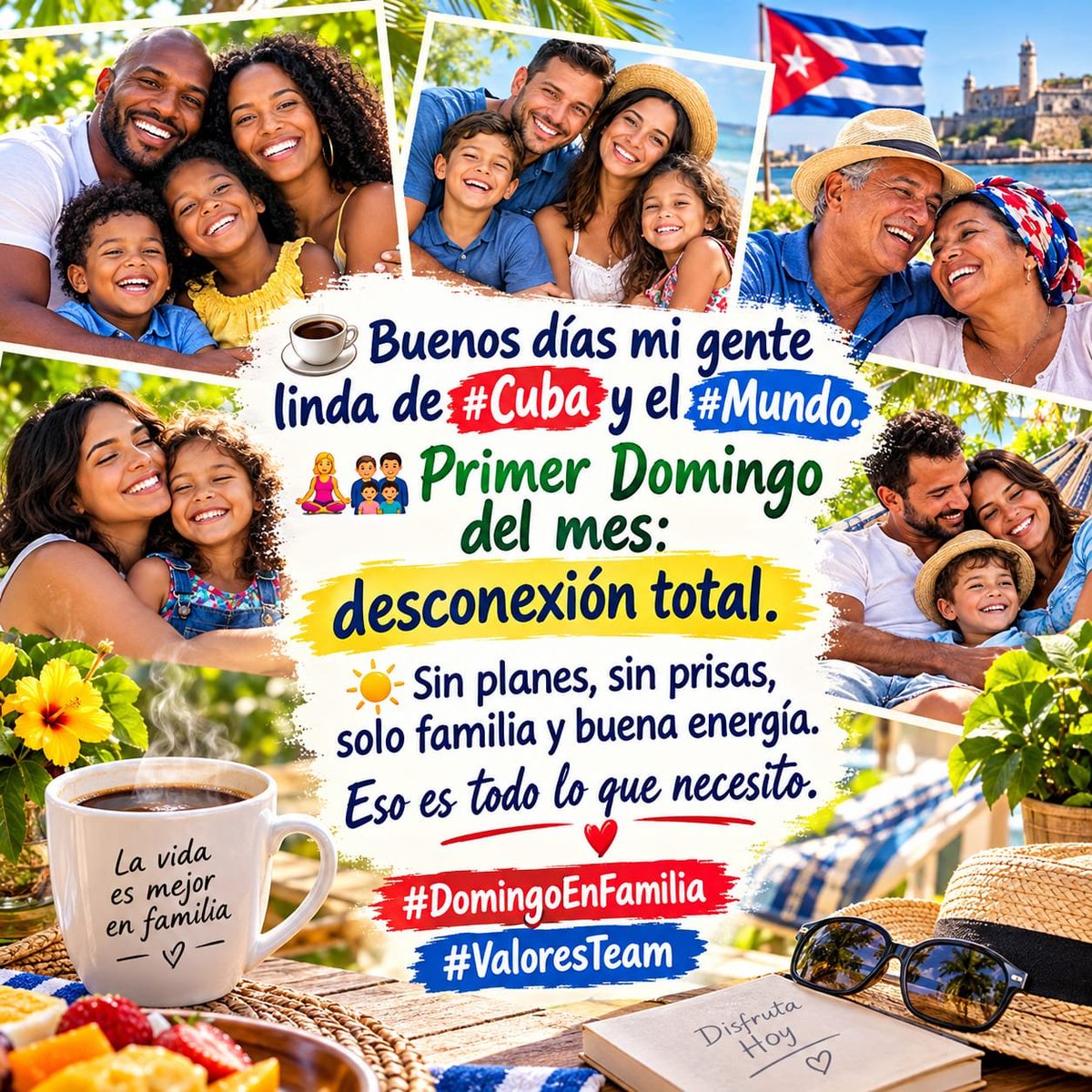JosLuis74030336's tweet photo. @ValoresTeam1 @cafemartiano @LaurelesyOlivo @Latido_Izquierd @PieEnElEstribo2 @ValorRazon @FrankCuba2022 @EVilluendasC @Vicente73977721 @Ronald1969HT @CamilaGzlez34 Feliz #DomingoEnFamilia
#ValoresTeam  #UnidosXCuba https://t.co/pwVy55aMBJ