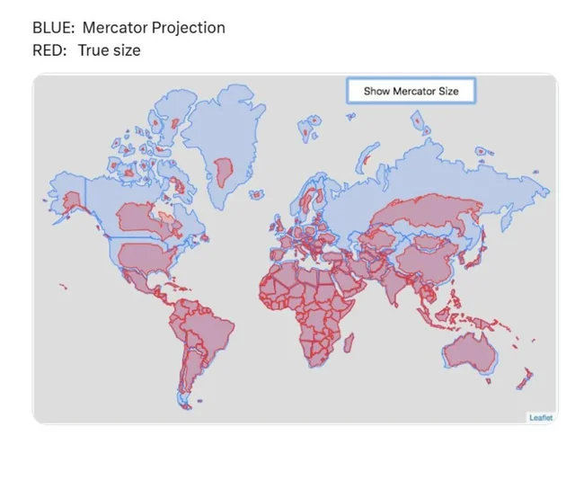 Rainmaker1973's tweet photo. On September 4, the United Nations General Assembly has overwhelmingly endorsed a resolution to promote the Equal Earth projection over the traditional Mercator map to better reflect the true scale of continents. 

The resolution is non-binding, meaning governments, schools, and tech companies are encouraged, but not legally required, to update their mapping standards.