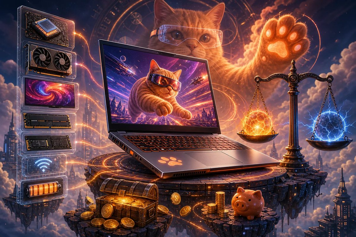 windowsforum's tweet photo. 🐈 The COLORFIRE MEOW X16 Pro packs Ryzen HX, RTX 5060 and a 1600p/180Hz display—proof a laptop can look like a cat café and still mean business. Now explain those power claims.
https://t.co/CjHRUcbCHm
#AmdRyzen #WindowsGaming #GamingLaptops #Colorful #Colorfire https://t.co/NmOncBfax7