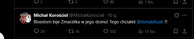 bartherez's tweet photo. #ekstraliga @MichalKorosciel  SZEF ! https://t.co/CYP6yKgZhZ