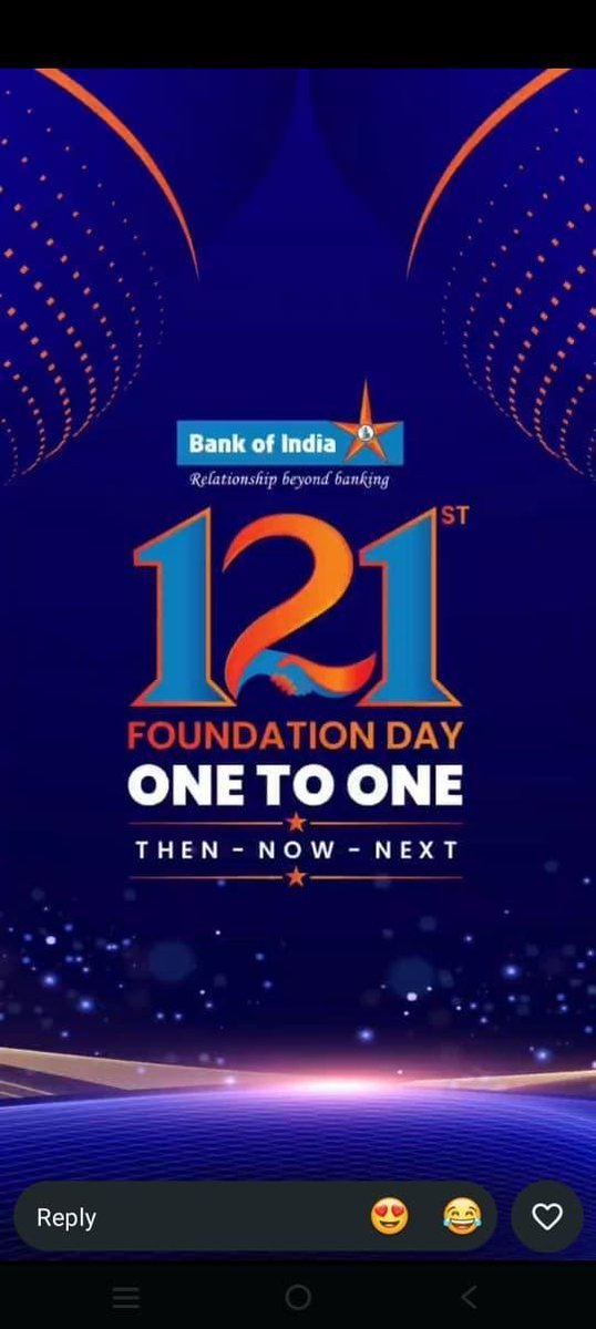 sandhya_dass's tweet photo. To the star that is lighting up innumerable lives!!!On its 121st foundation Day we wish for our mother institution's prosperity and #BOI4nationsince1906 #121yearsoftrust https://t.co/4v0A4OzCLB