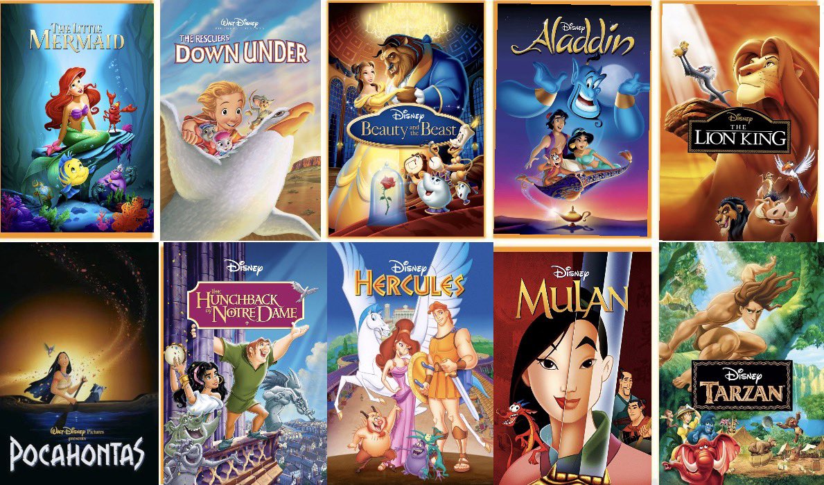 the_cheeries's tweet photo. choose three disney renaissance (1989-1999) movies https://t.co/obNGCJkck4