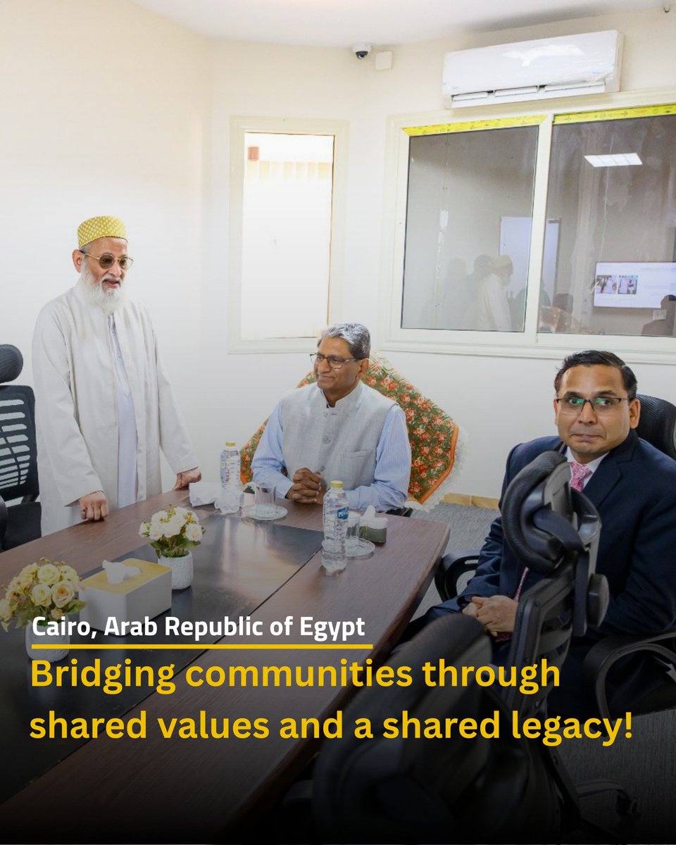 Bohras_MidEast's tweet photo. Bridging communities through shared values and a shared legacy! 
We were pleased to host #India’s Ambassador to #Egypt, H.E. Suresh K. Reddy, at Raj Baker's Field. While exploring our facility and our proudly #MadeInEgypt products, the Ambassador took a keen interest in our founders' story.
It is a journey that beautifully blends Indian roots with a deep commitment to the Egyptian community—standing as a testament to integrity, service to society, and the enduring cultural bonds that unite the two nations. 🇮🇳🤝🇪🇬 @indembcairo @AmbSKReddy @Dawoodi_Bohras @Bohras_India