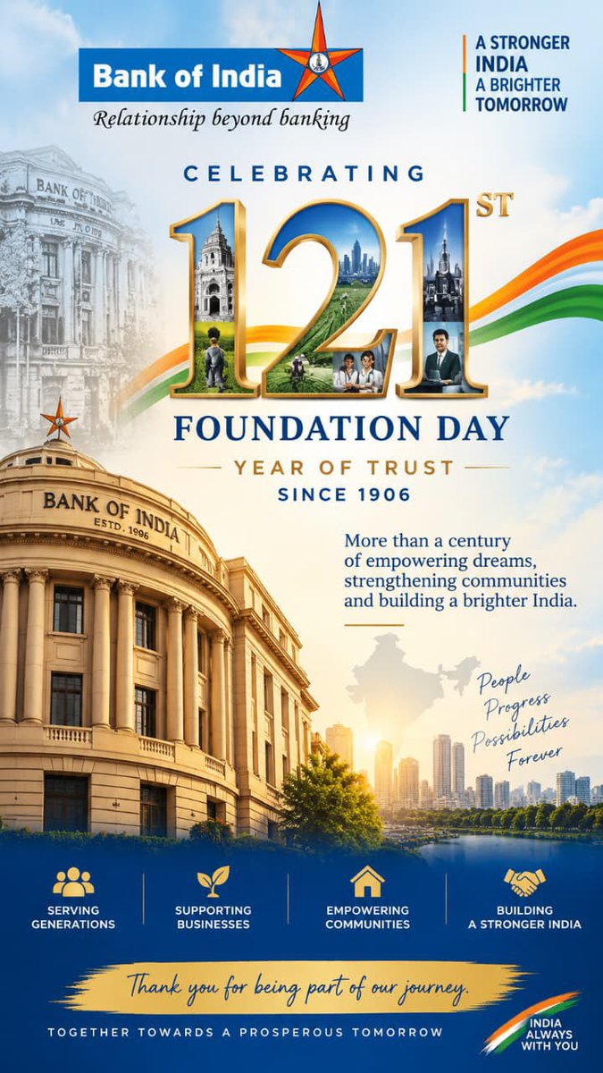 amitavabiswas20's tweet photo. @sanjaybpi #BOI4NationSince1906
#FBOIOA
@BankofIndia_IN https://t.co/vSkN066mkk