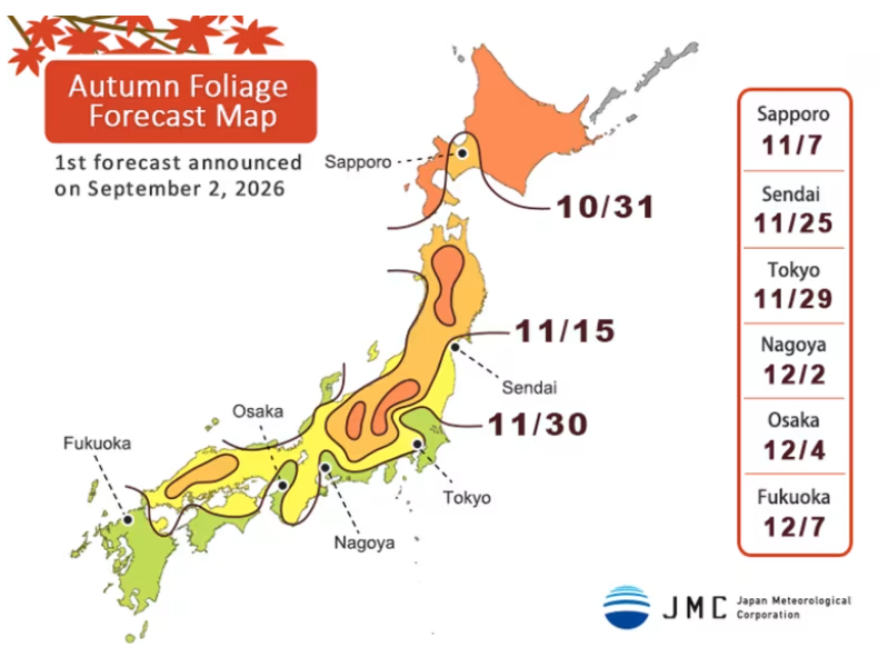 NikkeiAsia's tweet photo. Japan's fall colors to arrive late in some regions as warmth lingers
https://t.co/arf29bRu7w https://t.co/Nw9TP8bowp