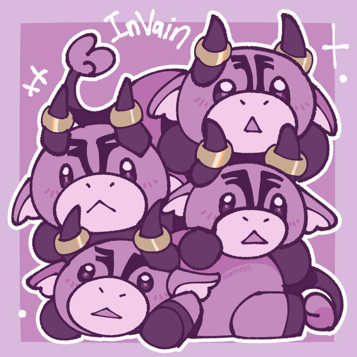 Ze_Axelll's tweet photo. Commissioned my friend to draw my bullie plushies. The cuteness overload is hitting.

#InVain #vainitas https://t.co/JOAQs7xg0c