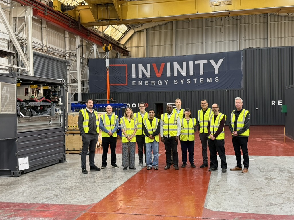 InvinityEnergy's tweet photo. Delighted to welcome @neso_energy to our Motherwell facility recently to learn more about how our Endurium VFBs can provide the flexible #energystorage needed to deliver a secure, sustainable &amp; affordable energy system &amp; show some Endurium VFBs being completed for delivery. https://t.co/jaG9JBEBbh
