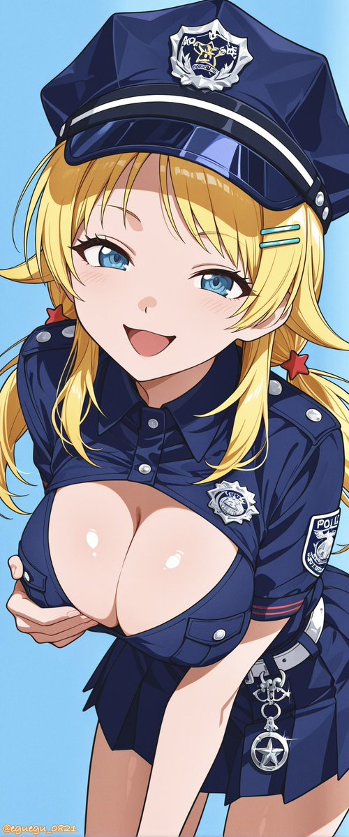 eguegu_0821's tweet photo. 👮‍♀️
 #八宮めぐる  #AIイラスト https://t.co/MwdQtecXEh