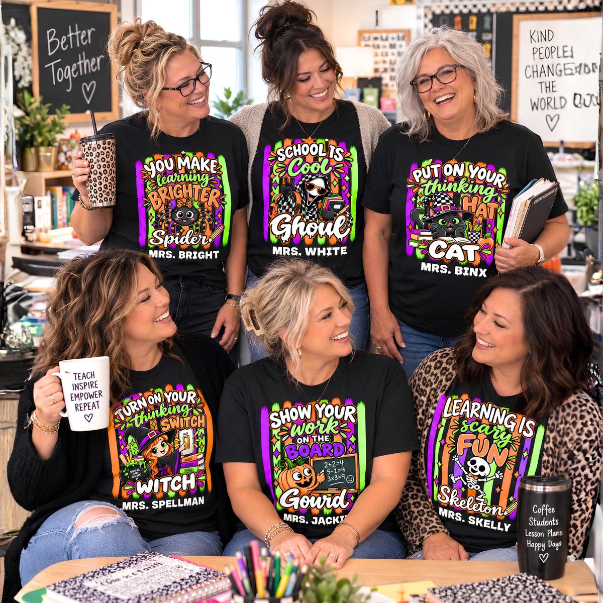 CoupleThreadz's tweet photo. Kindergarten crew, but make it spooky 👻🍎 Our Comfort Colors Boo Crew Kindergarten Teacher Halloween Shirt is perfect for school staff team vibes, matching group tees, and stripe elementary style! Click this link for more details or to buy https://t.co/klj3SrbEHw https://t.co/uE4CSaboQG