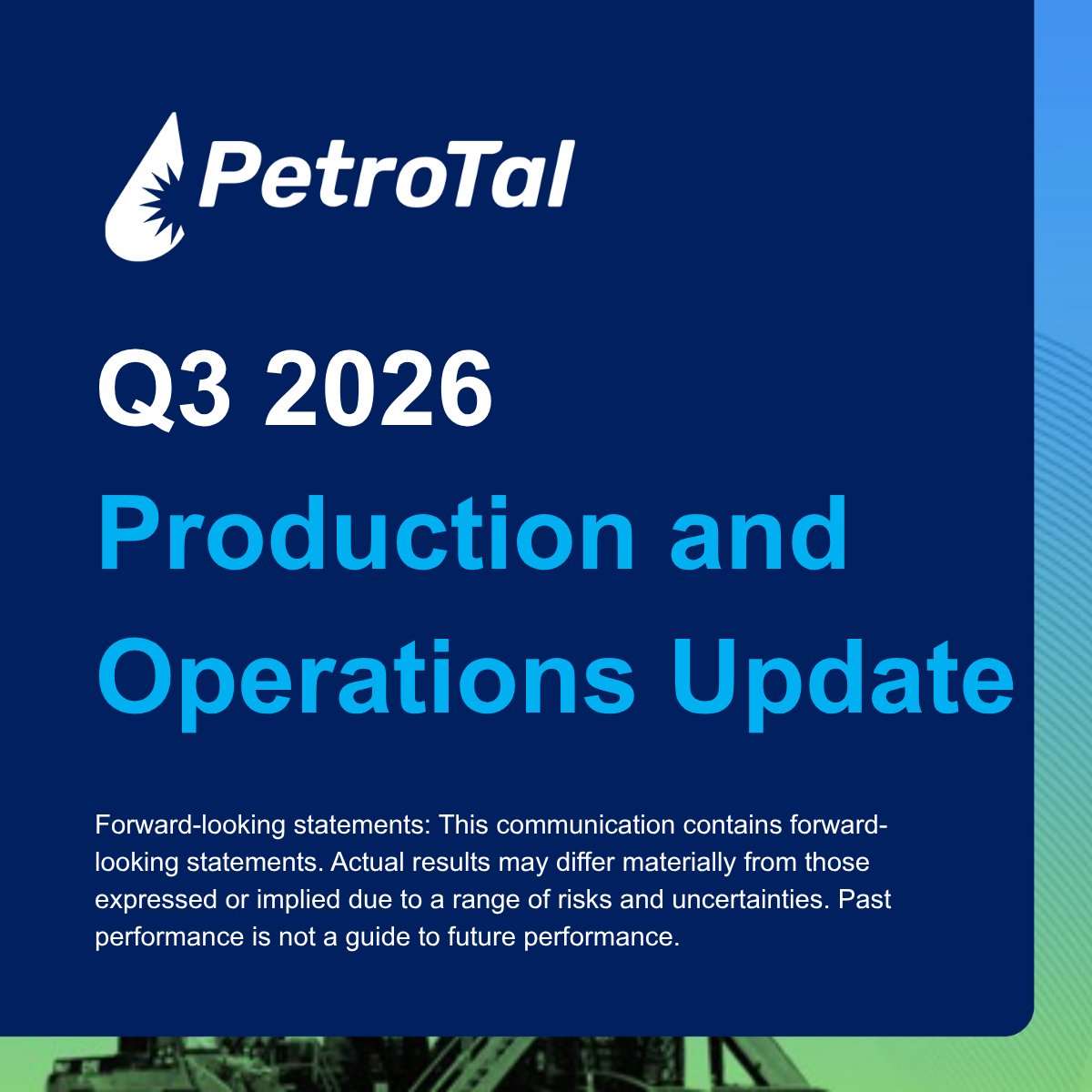 Petro_Tal's tweet photo. #PTAL is pleased to announce its Q3 2026 Operations and Financial Updates.

Read the full announcement here: https://t.co/a7NX6xXu3p https://t.co/bA86Ofefjg