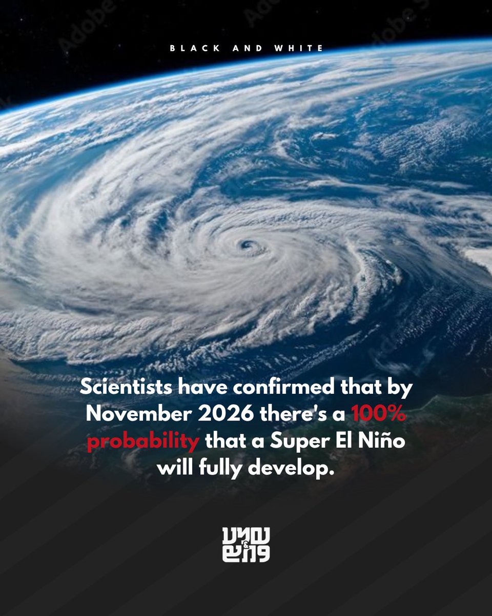 blacknwhitemv's tweet photo. Should we worry about the super El Niño? https://t.co/wrLNSPuT65