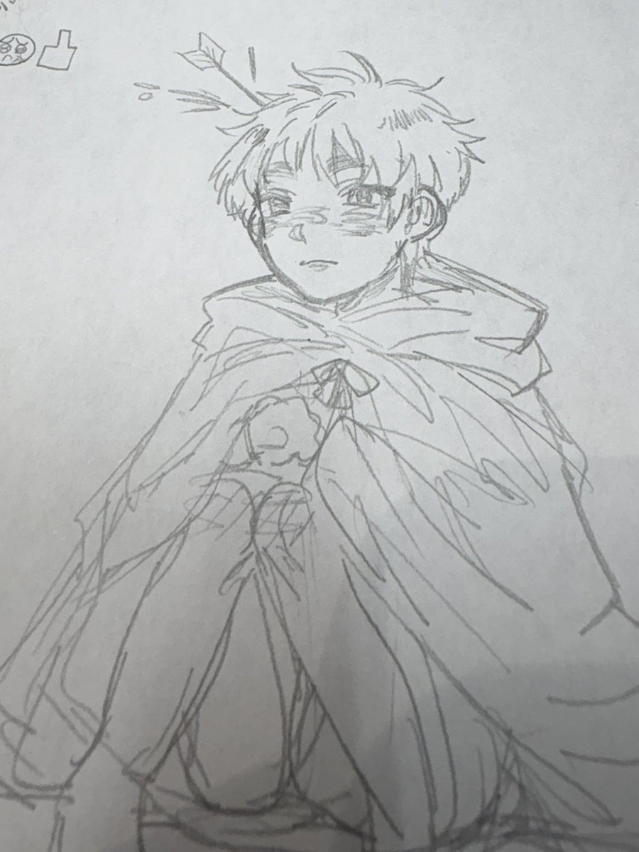 Saikoank's tweet photo. ちょっとお勉強飽きたのでらくがき
だれでしょうか https://t.co/Bwozk95jeq