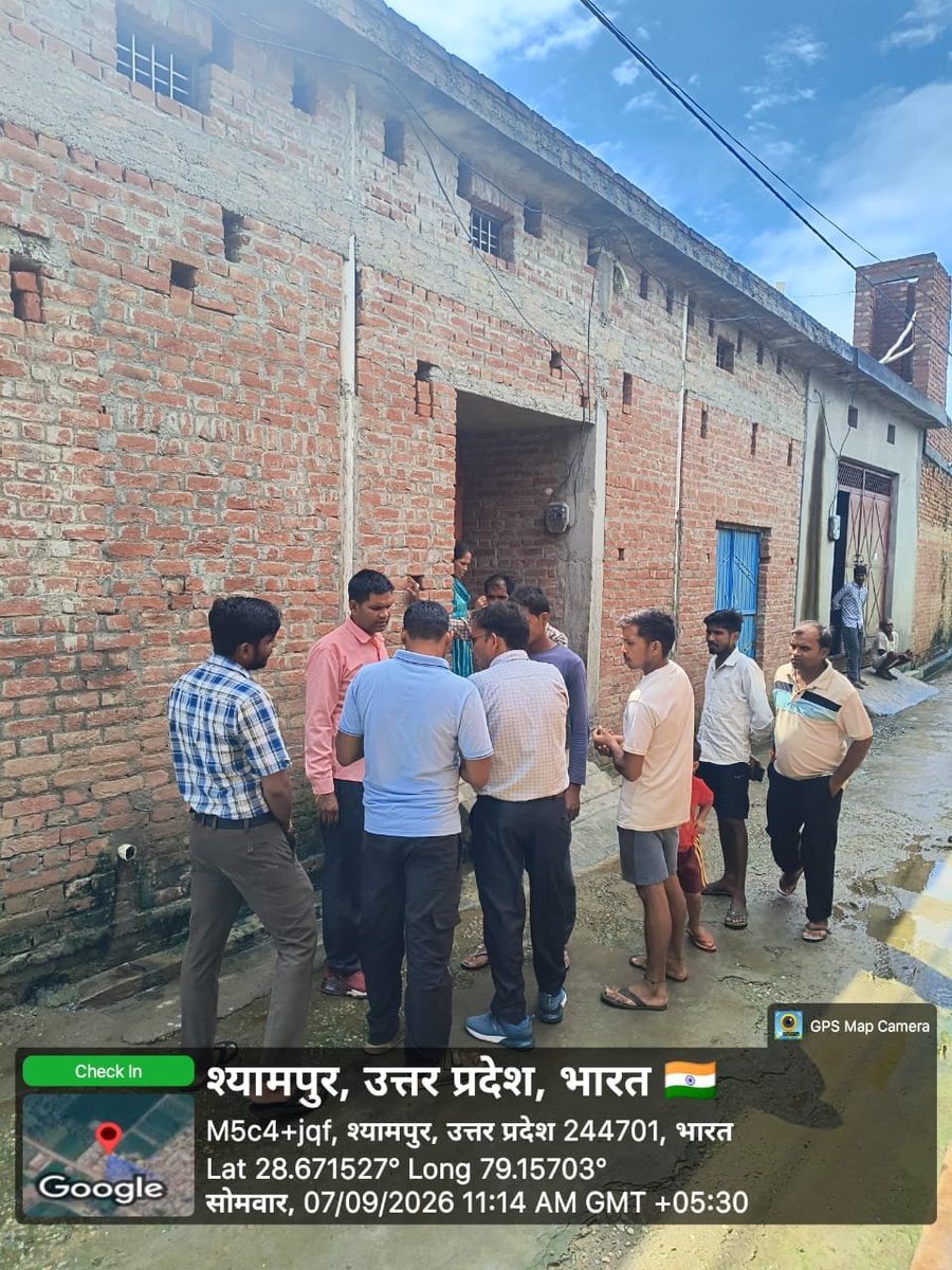 pvvnl_rampur's tweet photo. #Revenue_Work
आज दिनांक 07.09.2026 को #EDD_ मिलक, रामपुर के अन्तर्गत उपकेन्द्र- सिहारी के ग्राम- श्यामपुर में टीम द्वारा क्रॉस मीटर रीडिंग चेकिंग एवं राजस्व वसूली हेतु बकायदारों के घर-घर जा कर तगॉदा करते हुये।
@aksharmaBharat
@UPGovt
@UPPCLLKO
@MdPvvnl
@mduppcl https://t.co/aK3UzRp80L