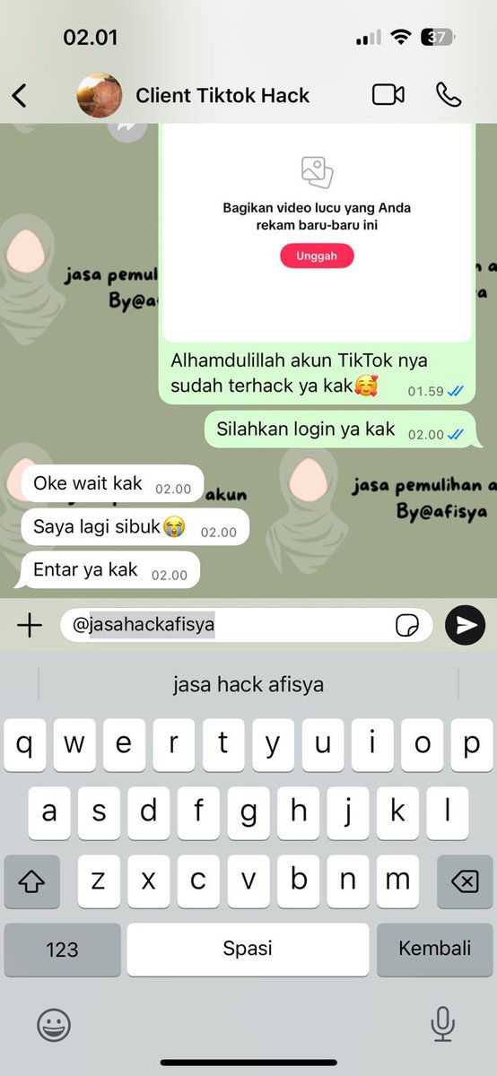 cxatiev's tweet photo. JASA PEMULIHAN AKUN/DELETE AKUN, BERGARANSI RESMI GUYSS

KENDALA
✅ PULIHKAN CHT WA LAMA
✅ JASA SADAP WA/IG
✅ LUPA PASWORD &amp; LUPA DATA2
✅  JASA HAPUS AKUN ALL SOSMED
✅ JASA PULIHKAN AKUN ALL GAME
GOGGLE ,GMAIL,INSTAGRAM,TWITER, FB,TIKTOK,DLL 

Trusted &amp; Wa di bio
#zonauang https://t.co/F25hvGaO96