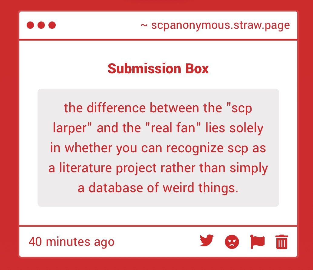 SCPConfession's tweet photo. Here's the realest post today. Thank you for your submission. https://t.co/IgAw1iYJ4u