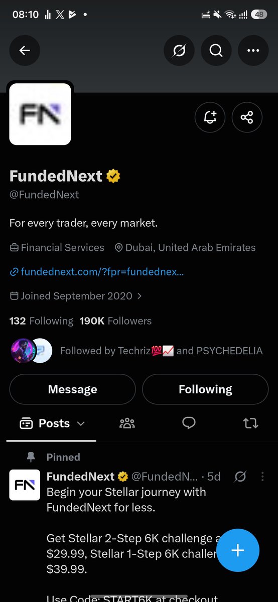 thatboyblackboy's tweet photo. @Techriztm @PsychedeliaAcad @Kelvintalent_ @FundedNext Done✅️✅️✅️ https://t.co/KTnJLhZDqs