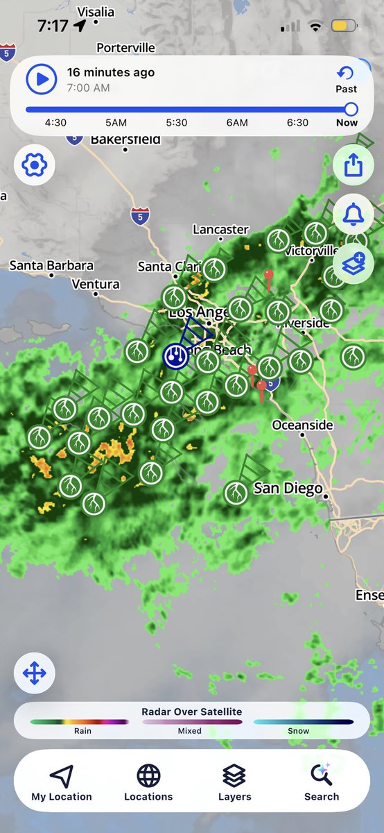 OCstormrecorder's tweet photo. (September 6th) moisture from hurricane Marie and low pressure off of Northern California produced rain showers for September! Rain was very light on and off most the day with totals coming out to be 0.25in with locally more in other areas. 🌊🌧️🌀🏝️ https://t.co/3GAhHPHHgG