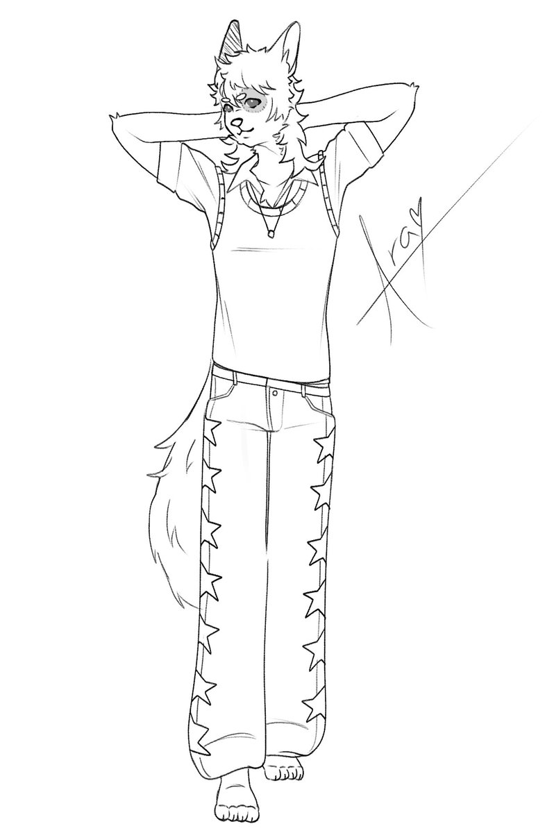 anotherrandoomm's tweet photo. Have been wanting to practice more furry art, drew me and my friends fursonas https://t.co/qvd7dhiYAg